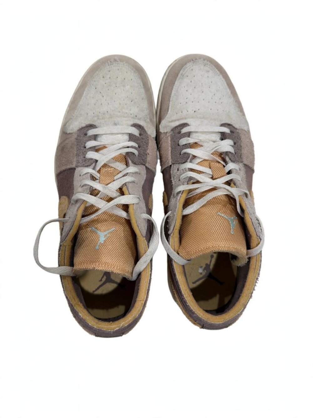 Nike Air Jordan 1 Low SE Craft Mens 11 Taupe Haze Inside Out Sneakers